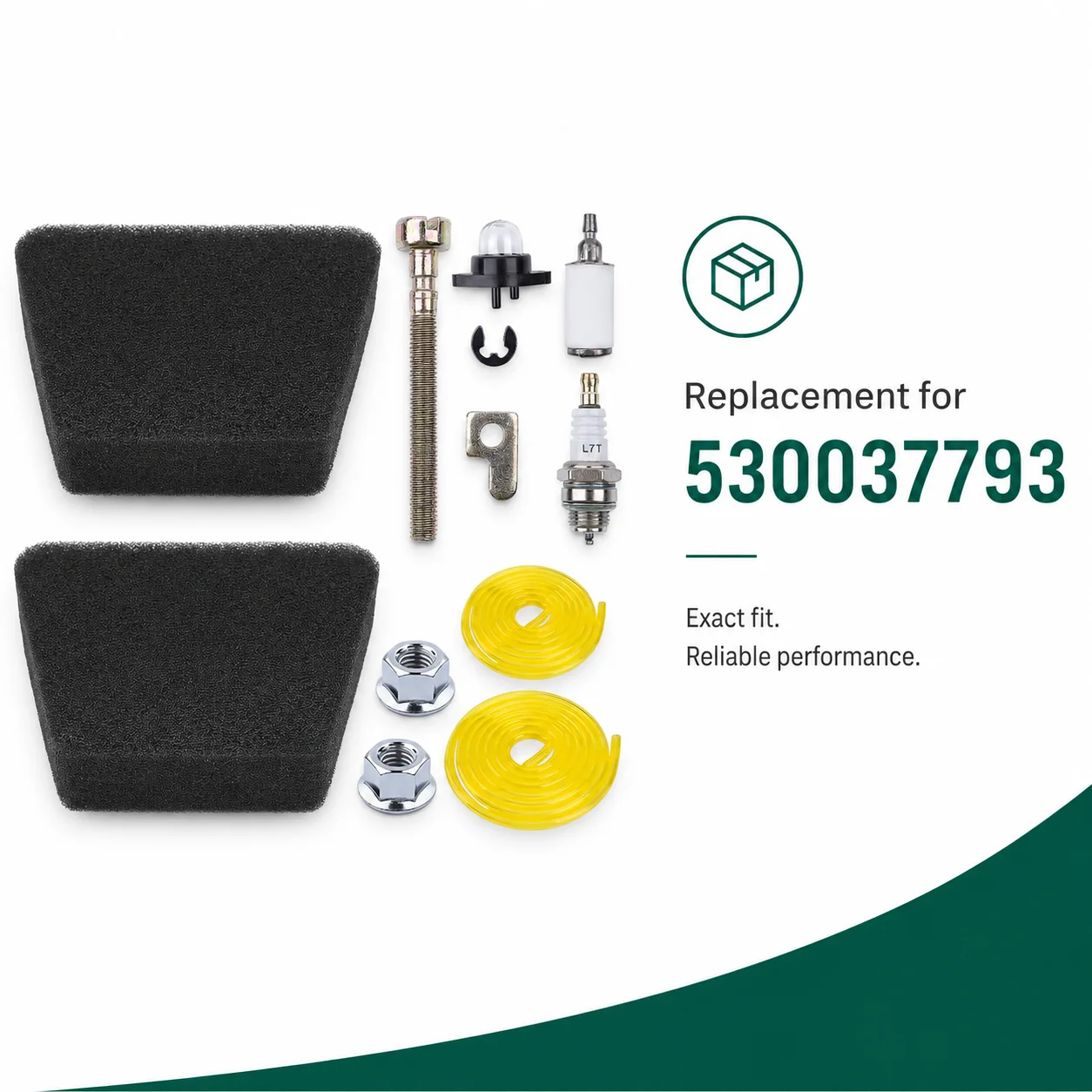 530071835 Primer Bulb 530047213 Air Filter Tune Up Kit for Poulan 2450 2550 BH2160 Woodshark Wild Thing 36cc 42cc Chainsaw Parts