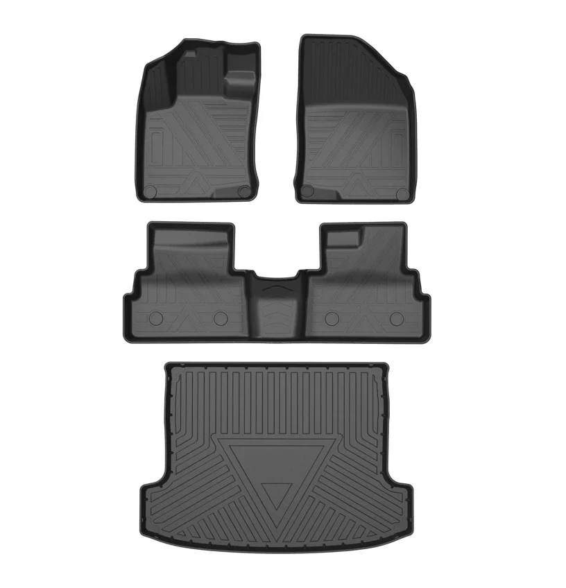 TPE Car Floor Mat Foot Pad Carpet Liners For Geely Coolray Binyue SX11 2019-2022 Car Trunk Floor Mat