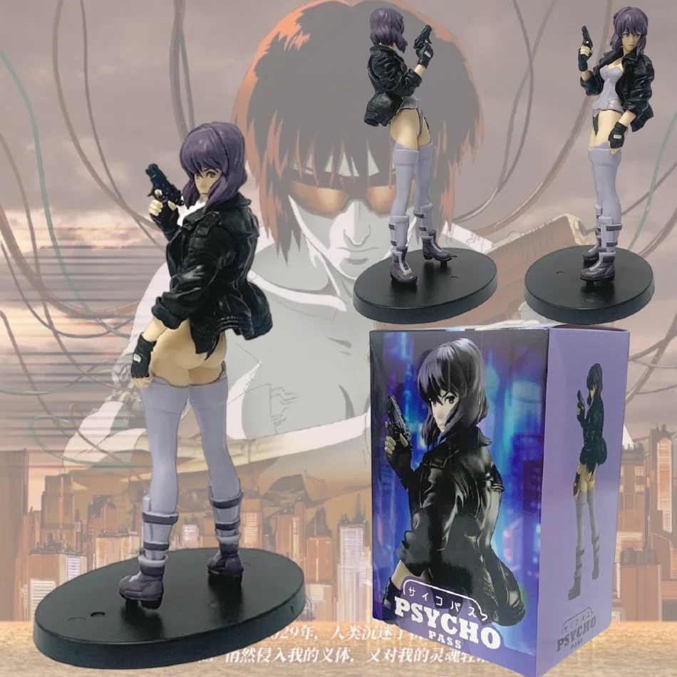 18 centimetri Anime Fantasma Nel Conchiglia Anime Figura capitano Motoko Kusanagi Action Figures Periferico PVC Modello Desktop Bambola Giocattolo Regali