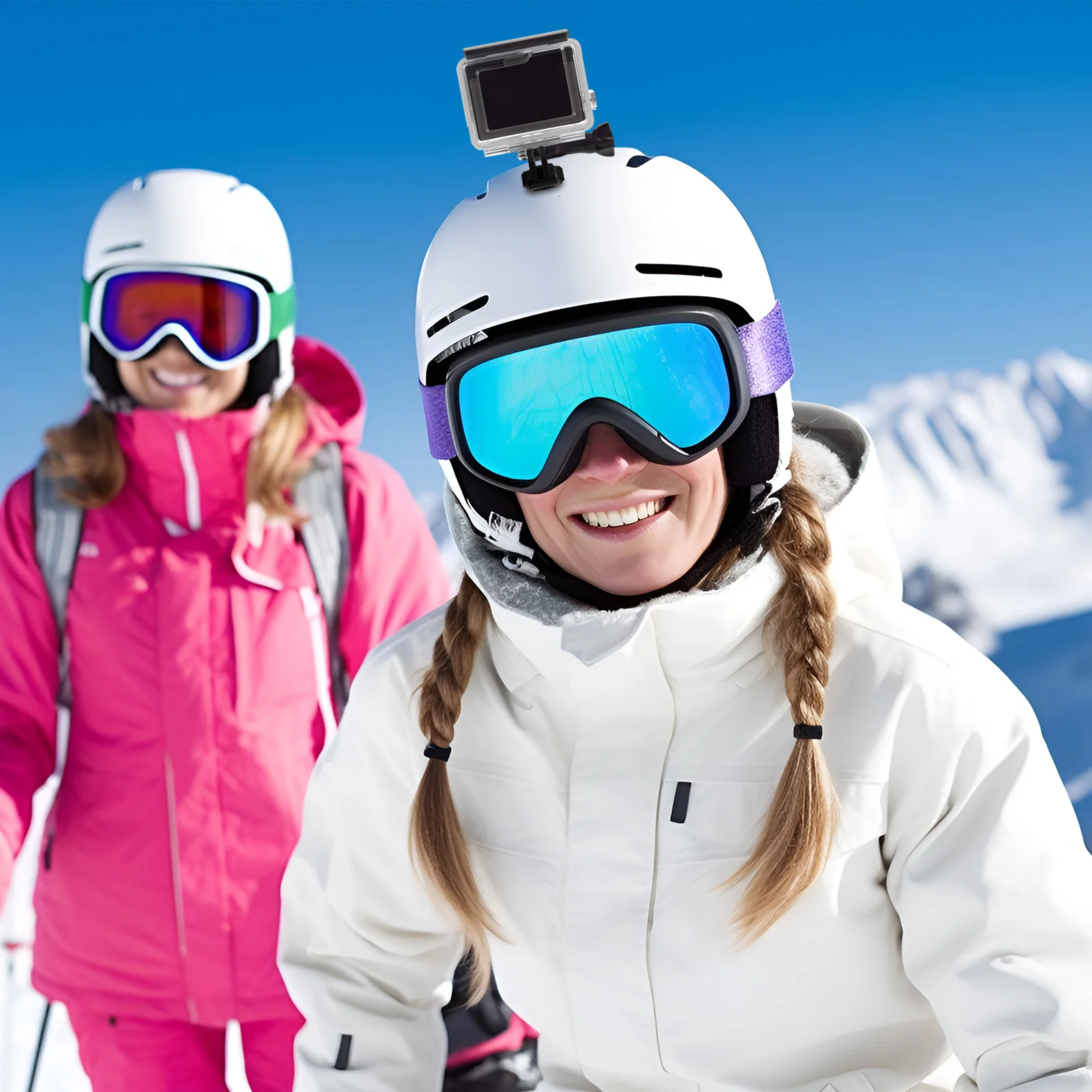 

10Pcs Action Camera Adapter Conversion Head Vertical Mount Screw Clamp Compatible Universal Sports Camera Accessories Tripod