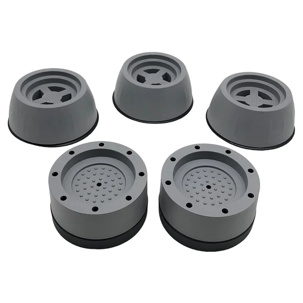 Round Shock-Absorbing&Anti Slip Increased Height Pad Washing Machine/Refrigerator Shock-Absorbing Pad PVC Furniture Foot Pad