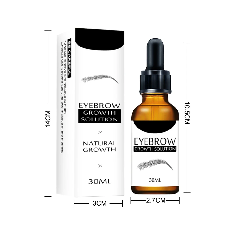 Natural Eyelash Eyebrow Growth Serum Fast Grow Eyelash Eyebrows Essential Oil Anti Hair Loss Damaged Eyebrow Growing Thick Care