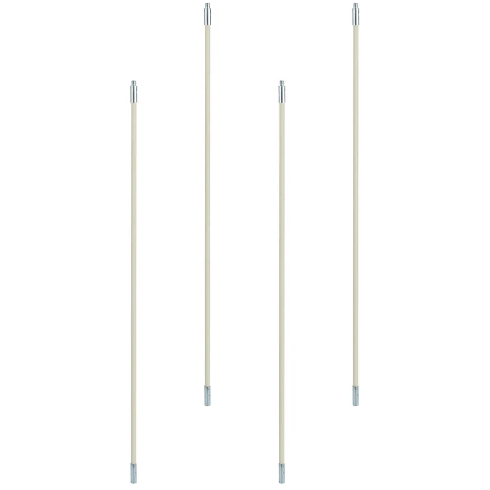 

4Pcs Pipeline Cleaning Brush Rods Heavy Duty Nylon Chimney Sweeping Rods for Stove Fireplace Dryer Lint Removal Air Duct