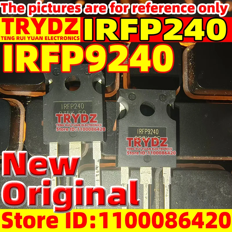 3-1pairs Original P240 P9240 IRFP240 IRFP9240 TO-3P Audio Amplifier Pairing Tube Disassembly