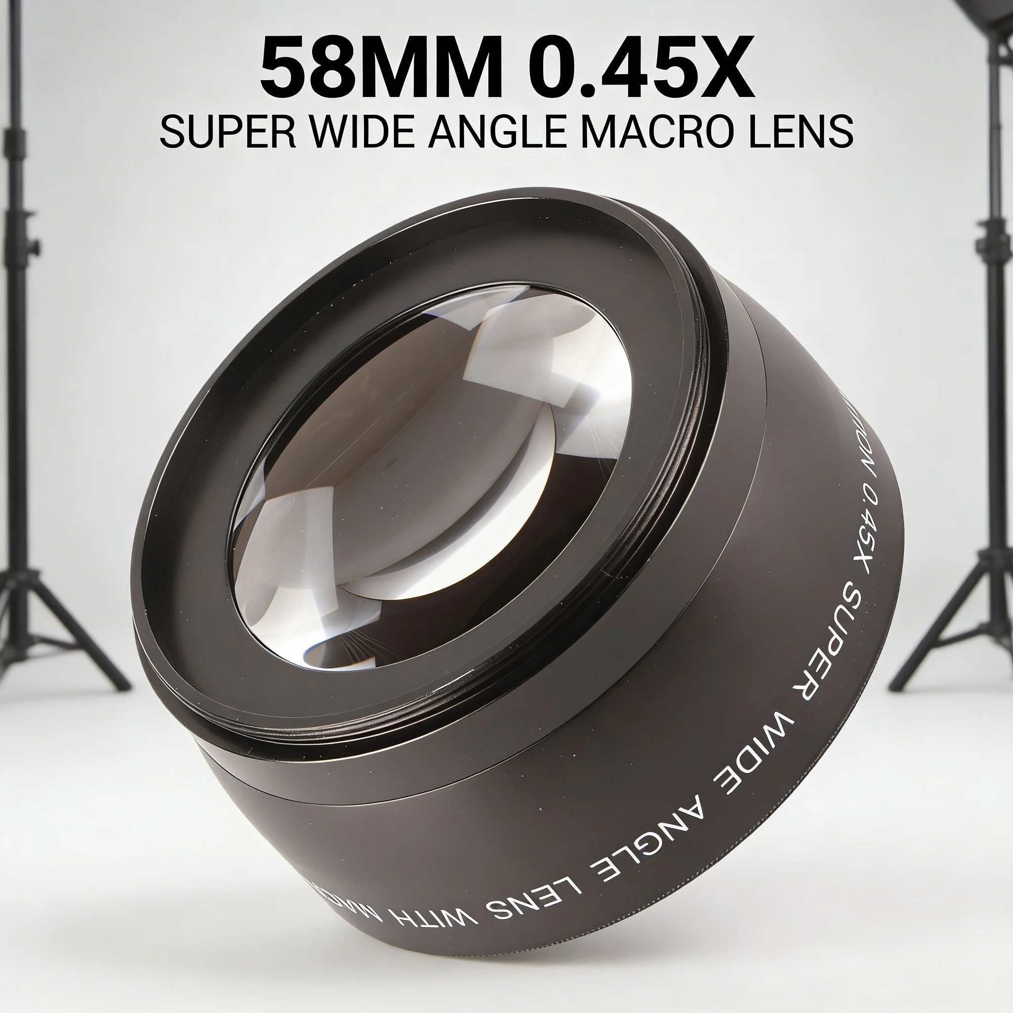 JSR-1151 Expand Your Shooting Horizons! This 58MM 0.45X Wide Angle Macro Lens Fits All 58MM Caliber Camera Lense