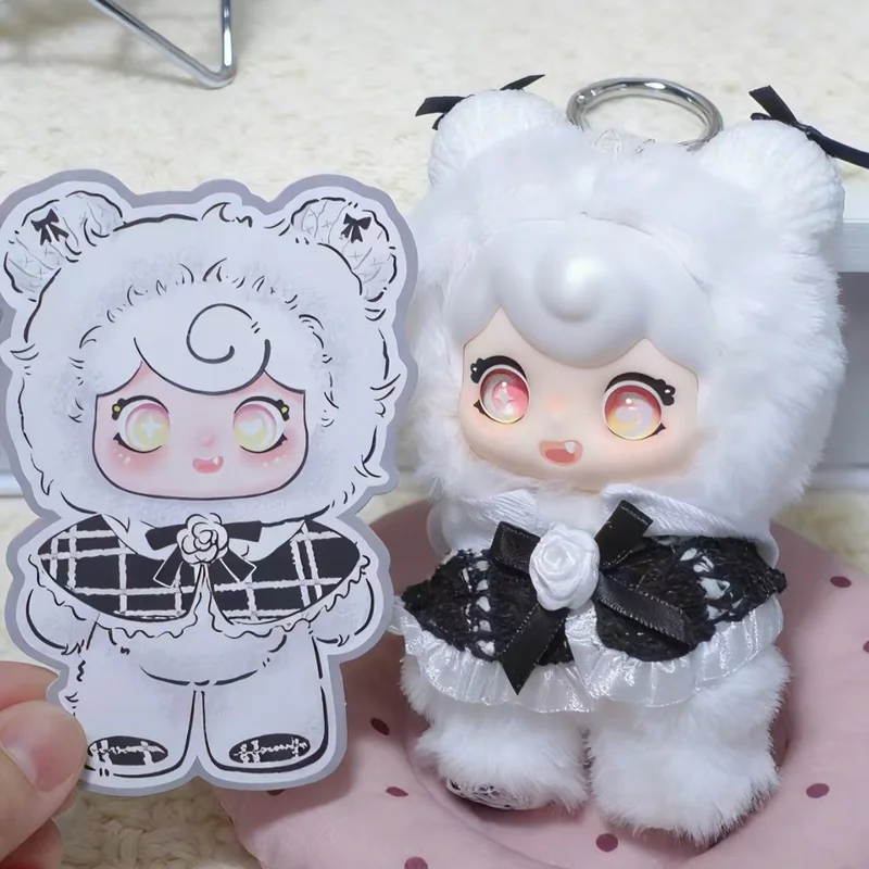 

For Fans Lover Original Ftfire Jaojao Mood Whisper Series Plush Pendant Blind Box Cute Cartoon Keychain Anime Toy Figure Gift