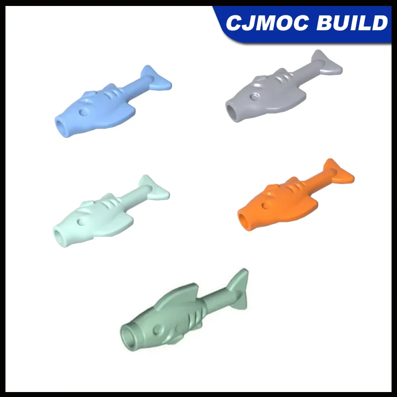 5Pcs Animal Fish MOC 64648 Assembles Building Blocks DIY Creative Assembly Bricks Birthday Gift Toy Model