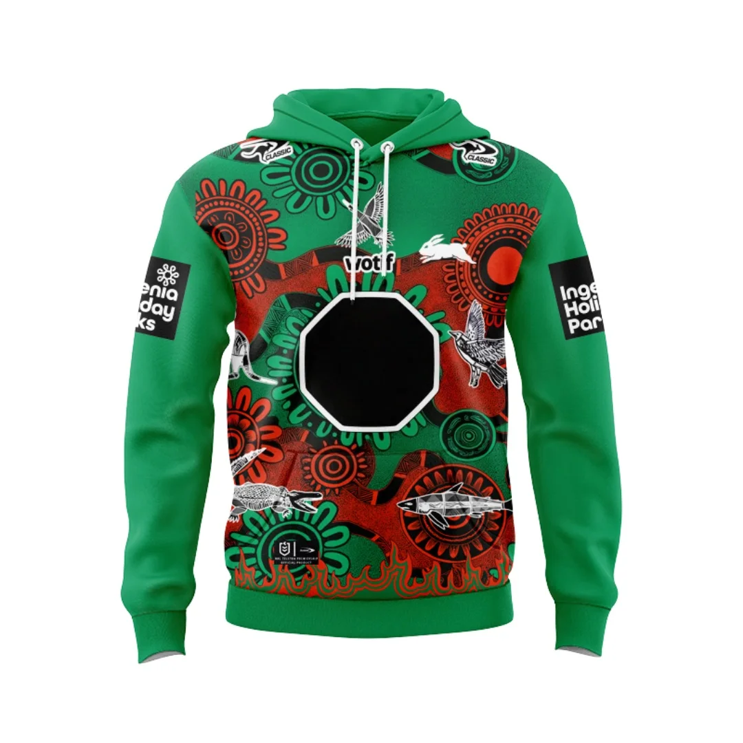 

2025 Rabbitohs Men's Hoodie Aboriginal Rugby Jersey