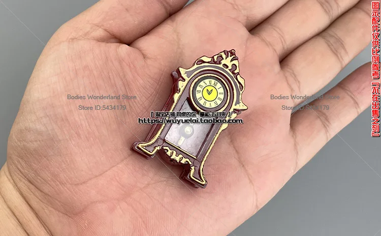 В наличии 1/12 весы солдат миниатюрные ретро часы маятник кукольный домик сцена Декор аксессуары для 6-дюймовой экшн-фигурки модель