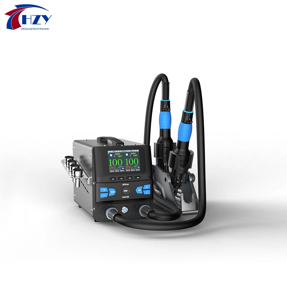 

Original 1400W 220V AIXUN H414D Heat Gun Lead Free Hot Air Soldering Station Microcomputer Temperature Rework Station