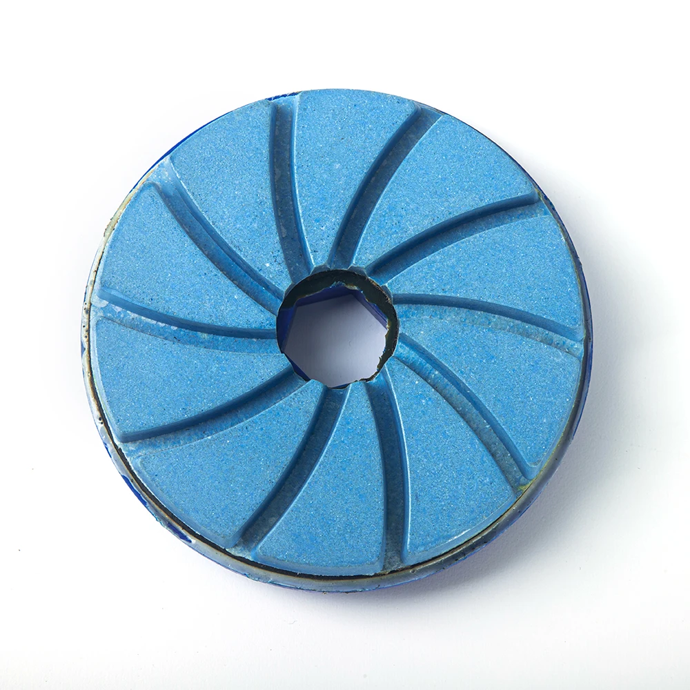 4 inch 100mm Diamond Polishing Pads With Snail Lock For Grinding Marble Granite Concrete Floor Table Panel Edge Grinding Wheel