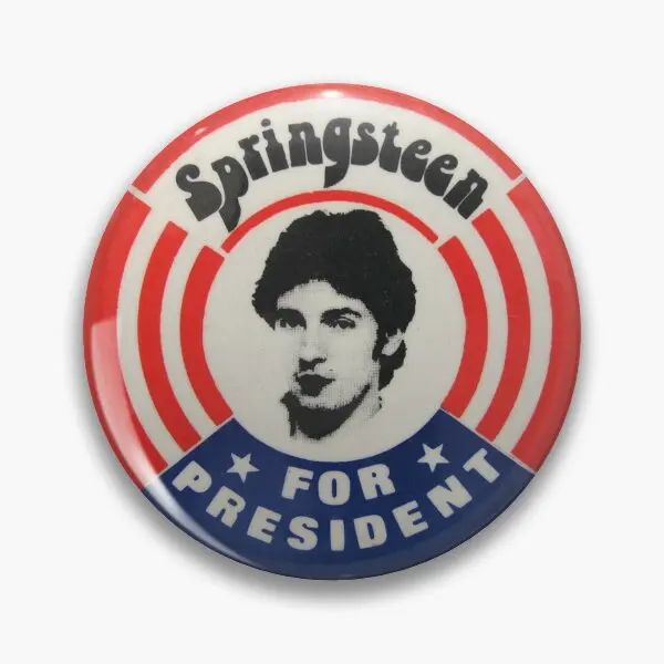 Springsteen For President  Soft Button Pin Lover Fashion Gift Cartoon Creative Decor Women Hat Brooch Cute Clothes Jewelry Funny