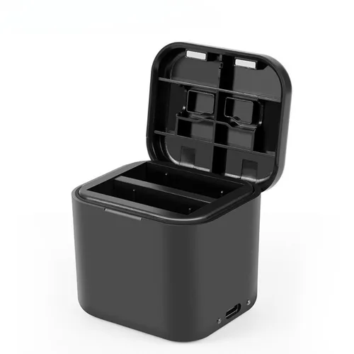 Imagen 2 del producto Cargador rápido de batería para Insta360 Ace Pro/Pro 2/Ace, almacenamiento de batería de carga Dual con ranura para tarjeta de memoria para Insta360 Ace Pro 2