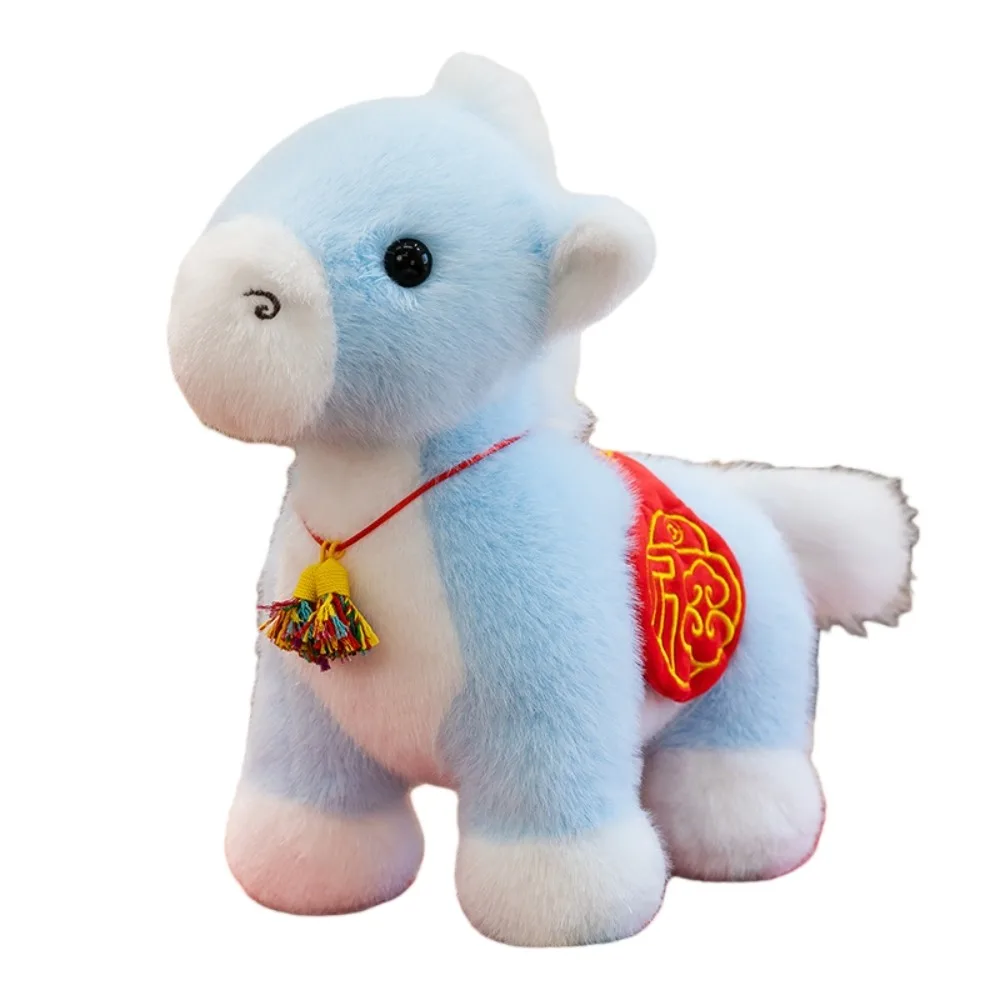 

Подвеска с кисточкой на удачу, лошадь 25/33 см, талисман, мультяшный конь, милая креативная фигурка пони со знаком зодиака, праздничный декор