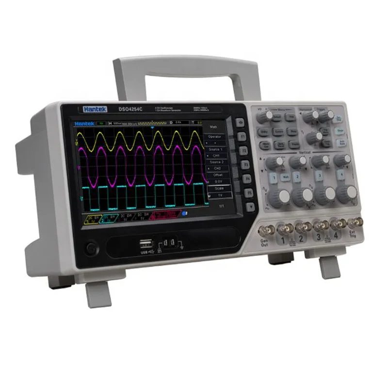 DSO4254C Digital Usb Oscilloscopes 4 Channels 250Mhz 1GSa/s Ociloscopio Automotivo Oscilloscope
