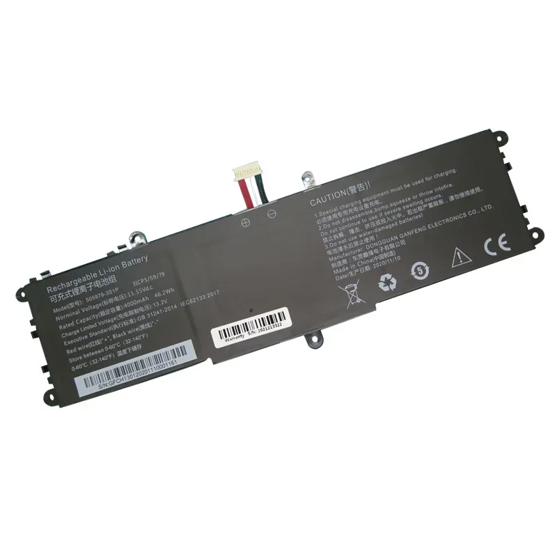 11.55V 46.2Wh CWI528 CWI529 505979-3S1P 505979-3S1P-1 5059B4-2S 5059B4-2S1P Battery For Chuwi CoreBook X Pro 14 13.3