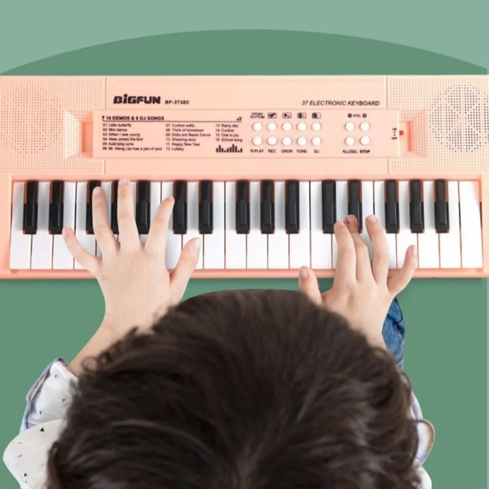 37-key Children's Electronic Piano Multi-functional Electronic Organ Beginners Stimulate Interest Musical Keyboard Professional