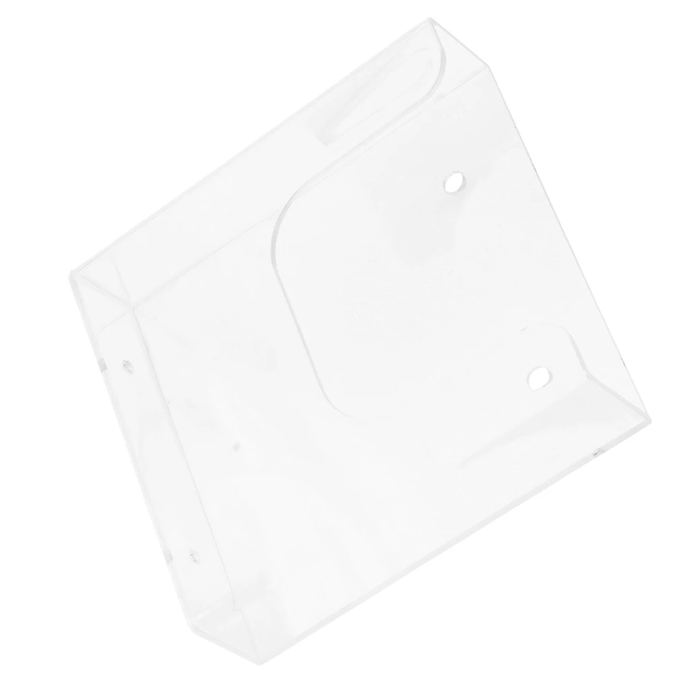 حامل ملفات مثبت على الحائط من الأكريليك خفيف الوزن مقاس A4 رف كتالوج معلق للمكتب والمنزل وغرفة النوم وغرفة المعيشة وحل تخزين على الحائط