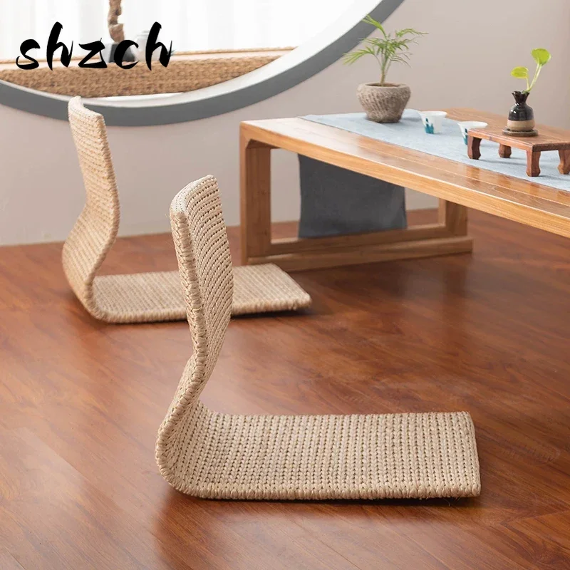 Japanese-style Tatami Chair Legless Straw Rattan Chairs Bed Bay Window Computer Seat Bedroom Dormitory Putuan Sitting Pier