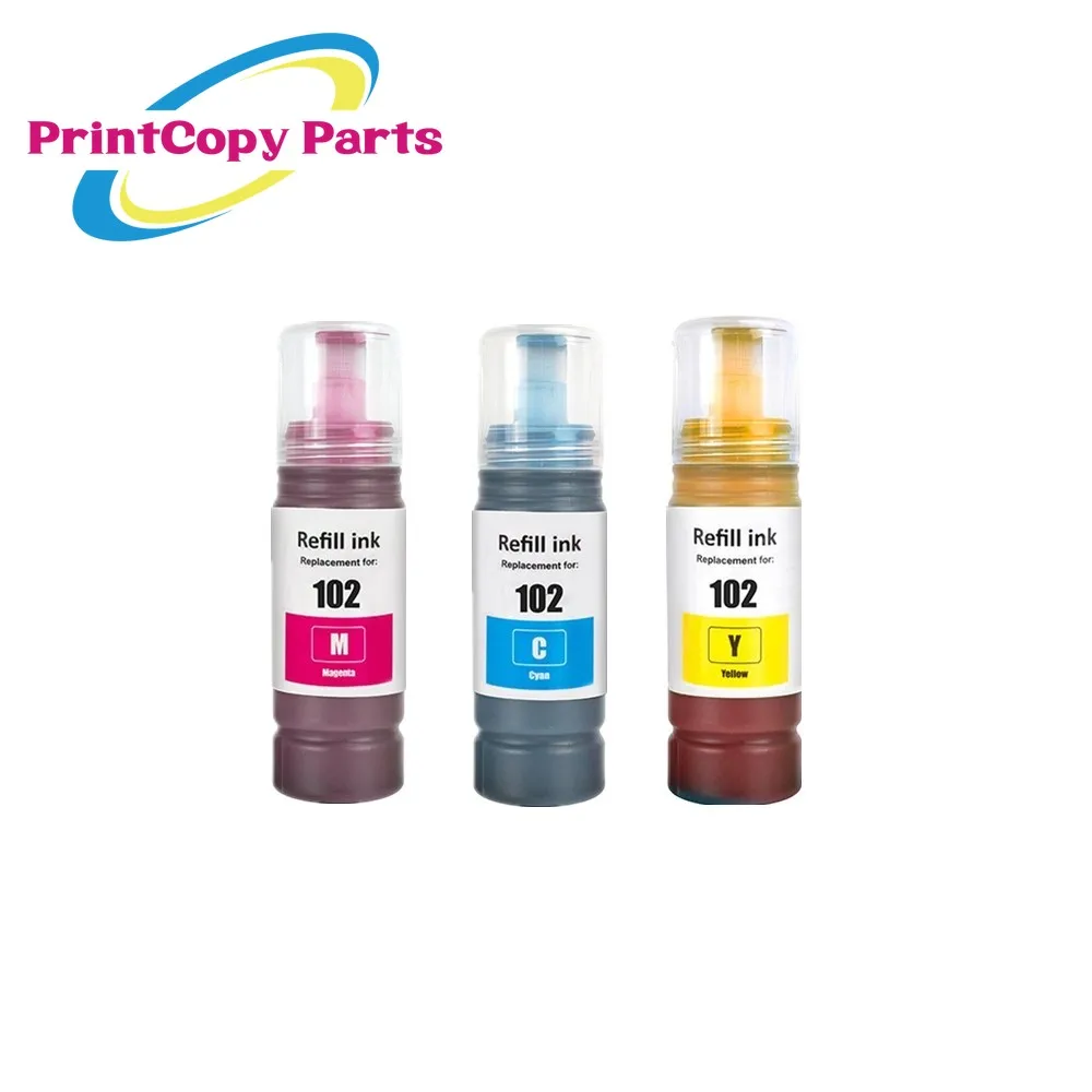 Refill Ink 102 C13T03R140 for Epson EcoTank ET-2700 ET-2750 ET-2751 ET-2756 ET-2850 ET-2851 ET-2856 Printer