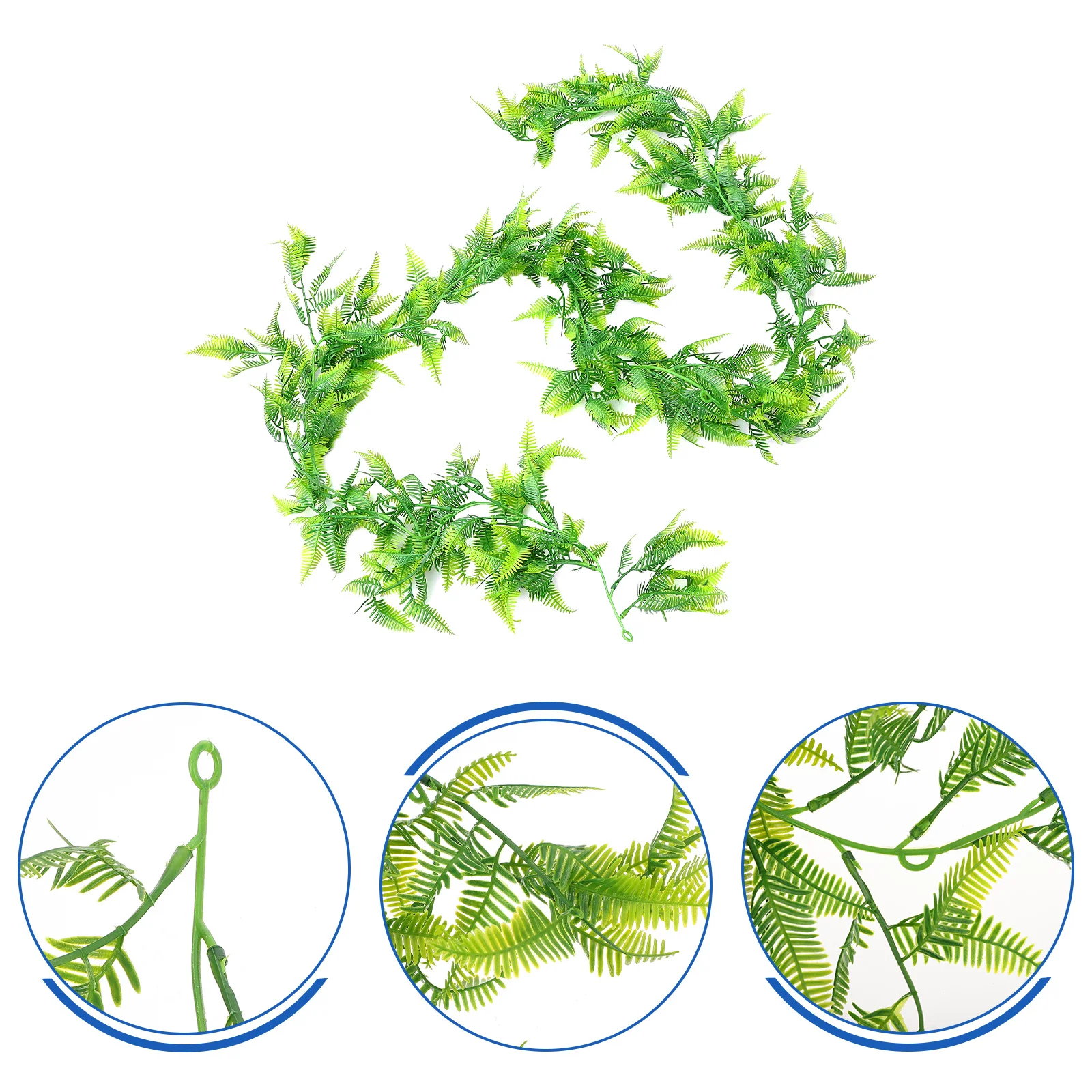 

1Pcs Decorative Leaf Vine Artificial Plastic Simulation Leaf Garland Fake Greenery Wall Hanging Garden Decor