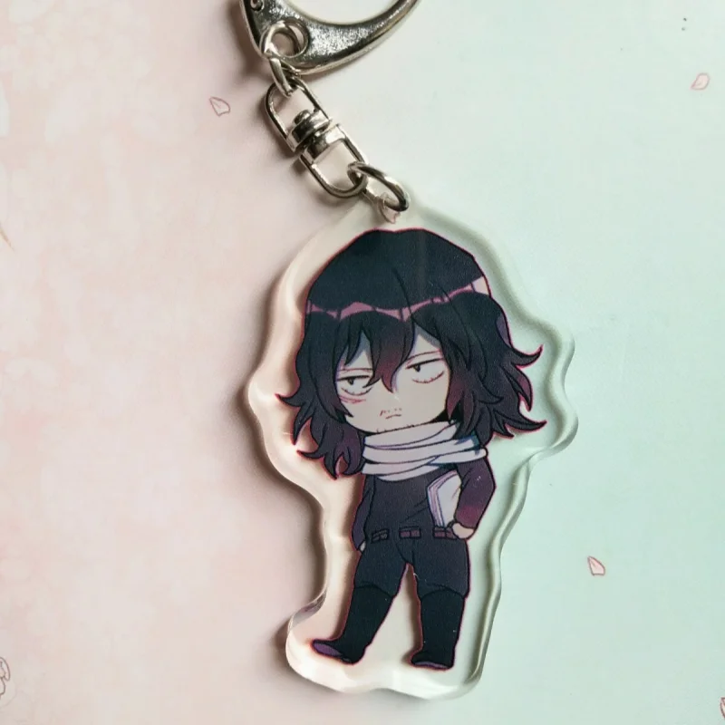 Shotai Aizawa All Might Present Mic Acrylic Keychain - Customizable Anime Themed Keyring for Fans