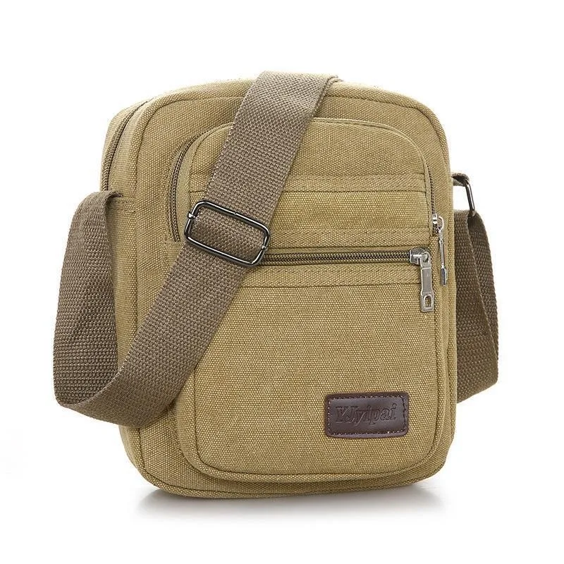 حقيبة شحن قماشية، حقيبة أدوات، حقيبة قماش صغيرة، حقيبة كروس، حقيبة كاجوال متعددة الطبقات