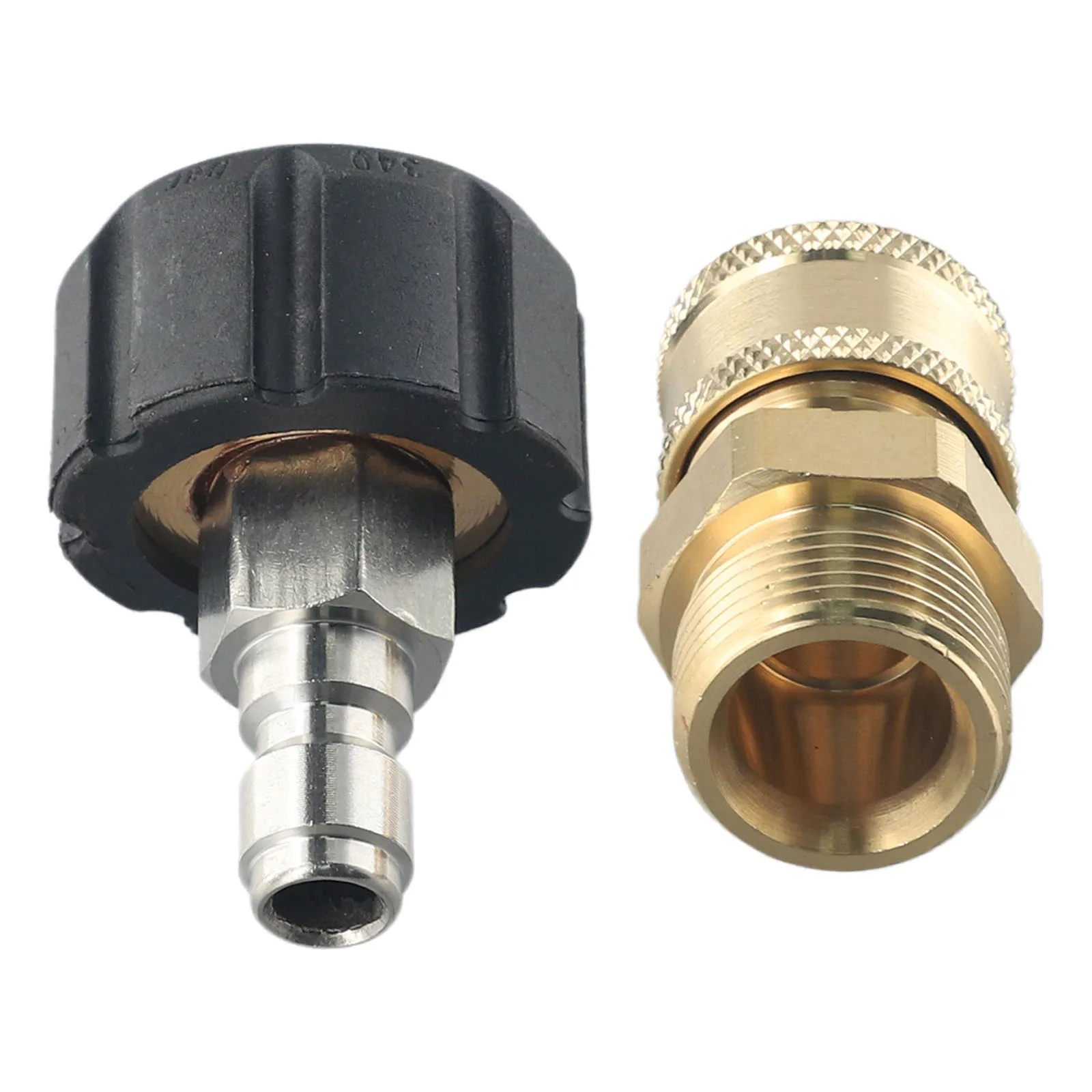 غسالة الضغط طقم محوّل M22 14 مللي متر إلى 1/4 بوصة مجموعة ملحقات التوصيل السريع (2X) المنزل لتقوم بها بنفسك حديقة معدات الطاقة استبدال الوصول #4
