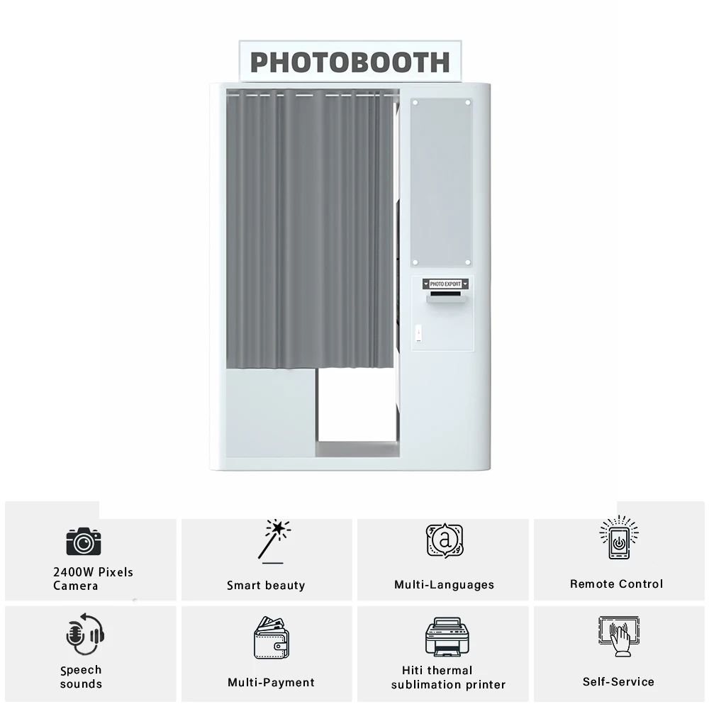 Custom Photo Booth Kiosk for Smartphones - alternate angle