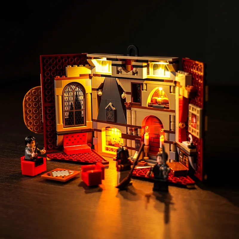 Lazishi LED light 76409 set suitable for Gryffindor ™  House Banner building blocks (only including lighting accessories)