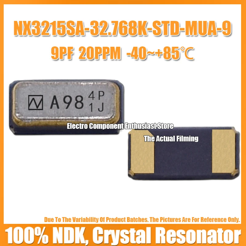 (10PCS) NX3215SA-32.768K-STD-MUA-9 9PF 20PPM 3.2*1.5MM Passive Crystal Resonator SMD-2 32.76KHZ High-Precision NDK