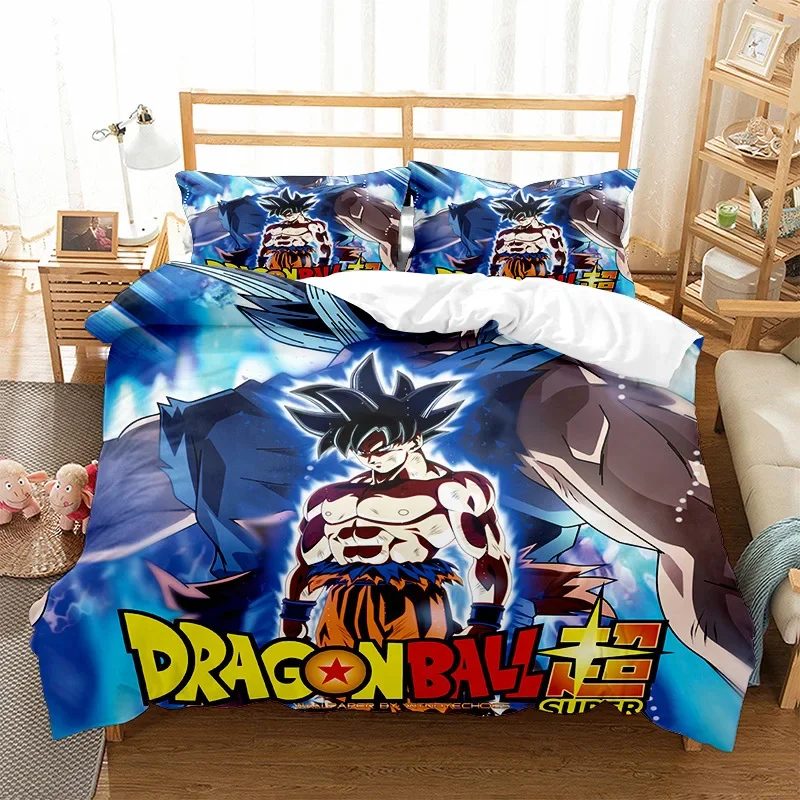 

Dragon Ball Three-piece Set Bedding Home Textile Quilt Cover Four-piece Set Children's Bedding Cartoon Anime Quilt Cover