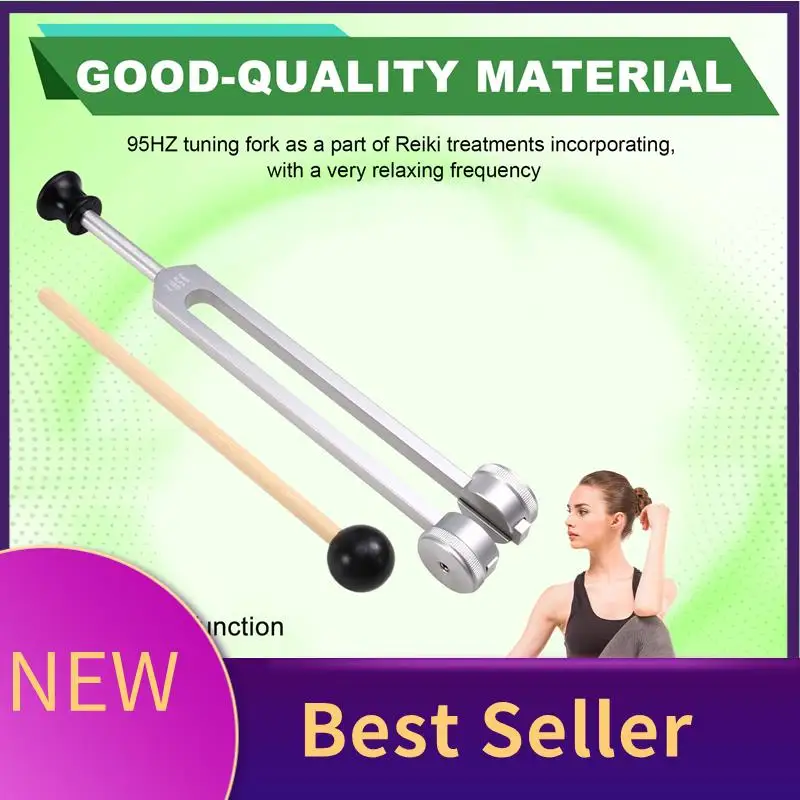 

B46C Профессиональный камертон 95 Гц с силиконовым держателем и молотком для йоги и звукового исцеления