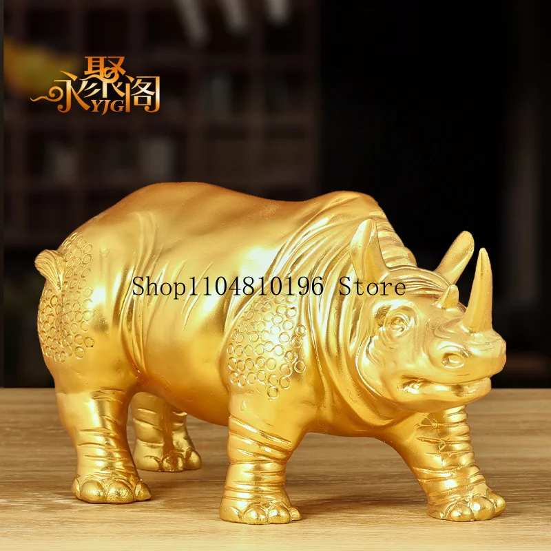 Rhino figurines, exuding a powerful and majestic aura, are perfect for decorating offices, living rooms, and wine cabinets. Thes