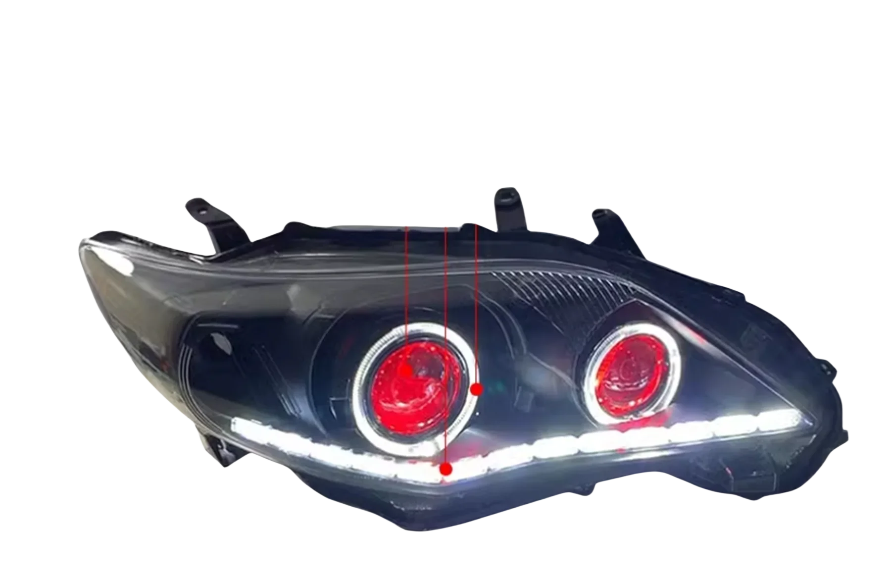 

Передняя фара автомобиля ДХО дневные ходовые огни для Toyota Corolla