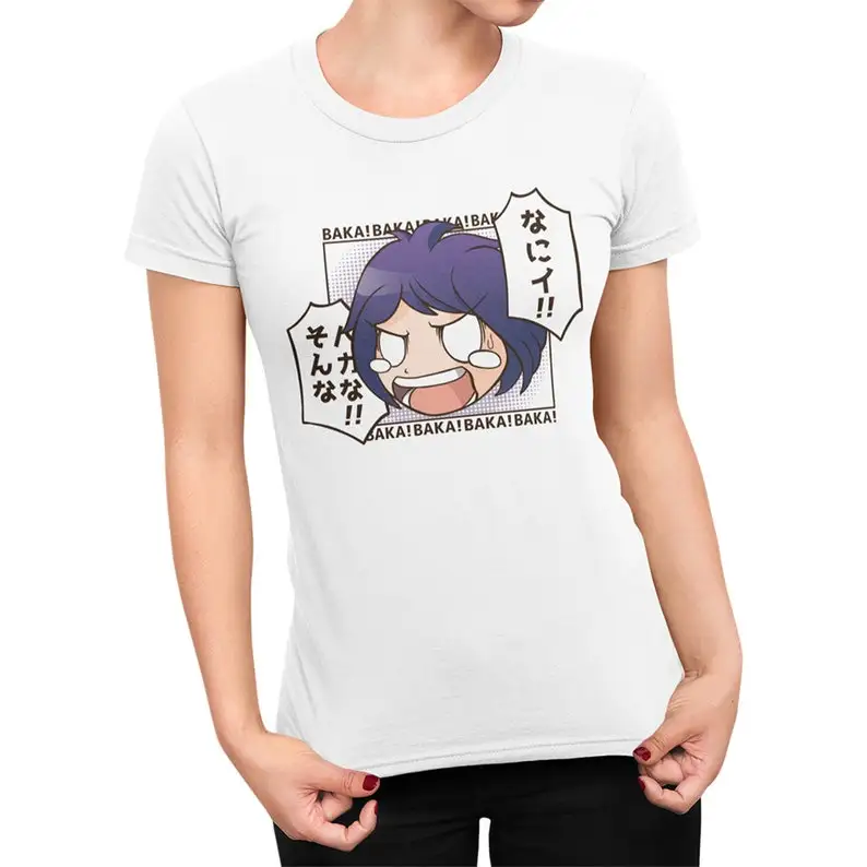 Japan Baka Anime Merch Manga Deko Otaku T-Shirt Otaku Shirt Geschenk Kawaii Shirt