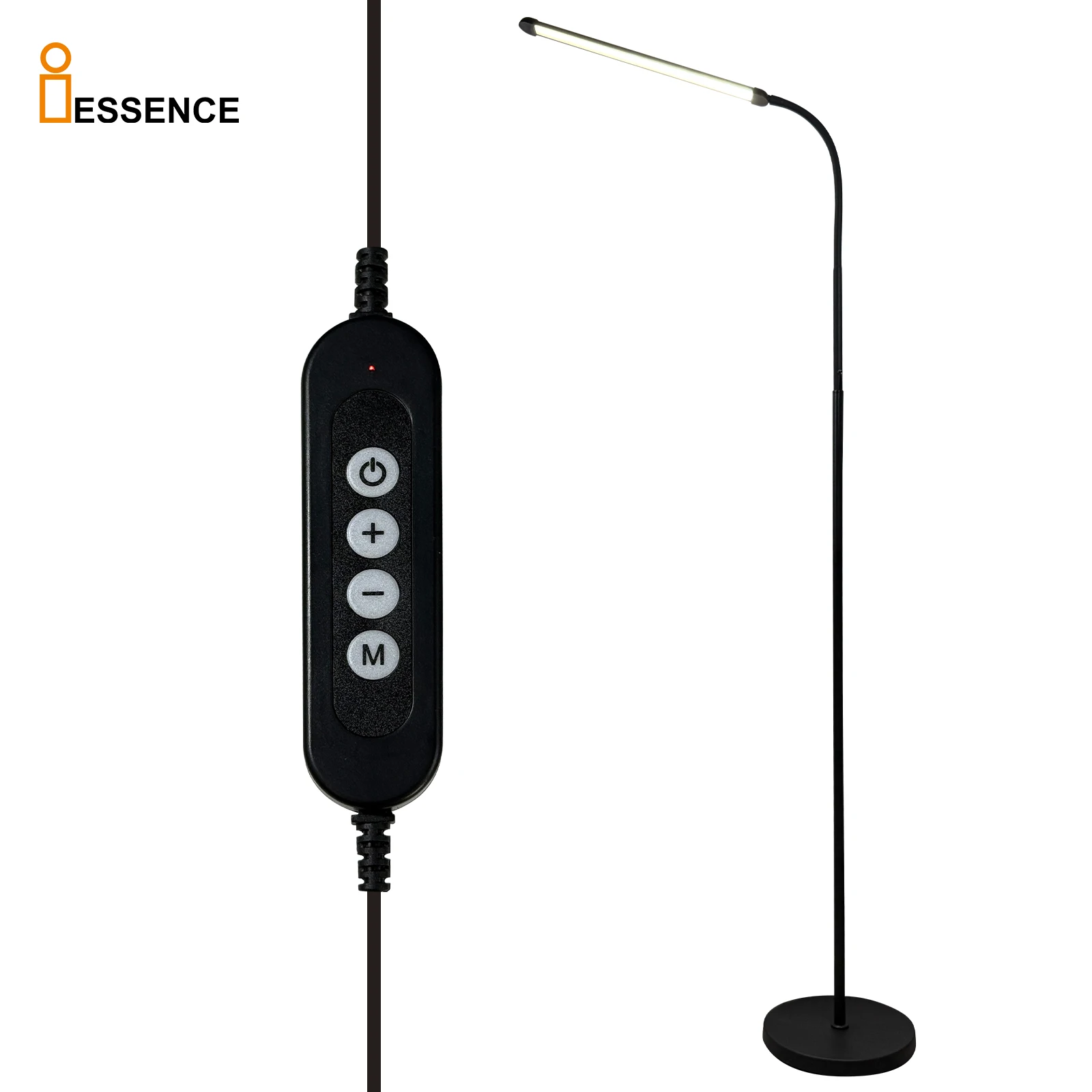

LED Aluminum Indoor Anti-glare Lens 3 Colors Temperature and 10 Steps Dimming Floor Lamp Modern Full Spectrum Floor Light