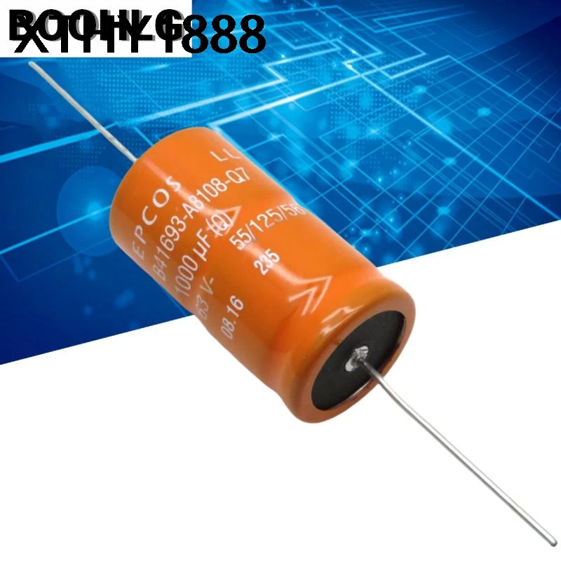 1PCS 1000UF 63V Siemens audiophile axial capacitor 63V 1000UF 22X40