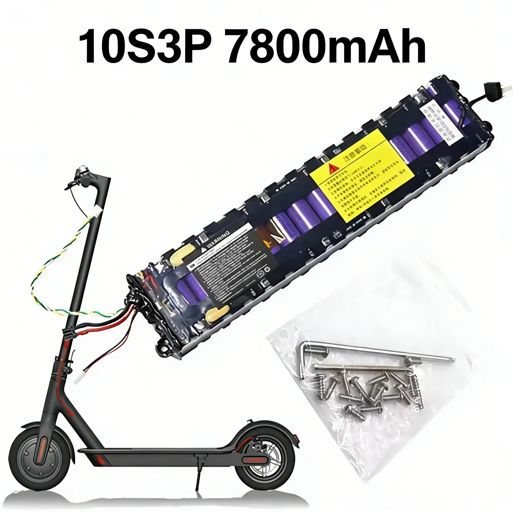 36V 7800mAh Rechargeable Battery Pack for Mijia Electric Scooter  Waterproof, Bluetooth CE Certified