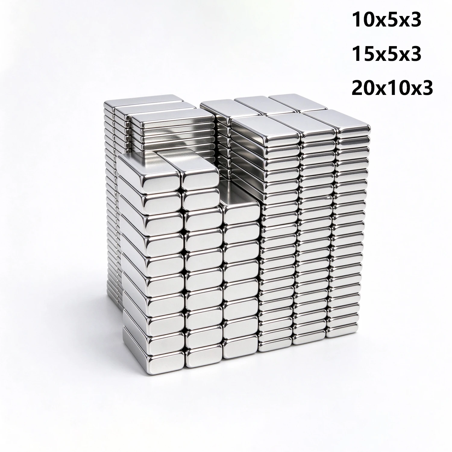 Super Strong Neodymium Magnets 10/15/20mm X 5/10mm X 3mm Block Magnets Square Magnets Refrigerator Stickers for Fridge DIY Build