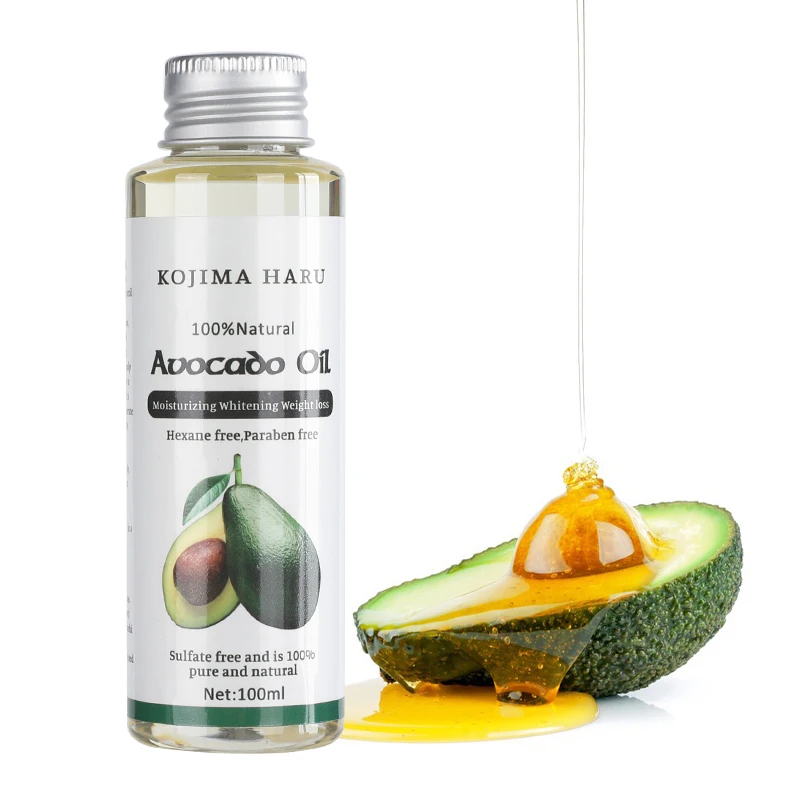 100ml Natural Avocado Moisturizing Face Oil Soften Horny Improve Rough Emollient Oil Repair Dry Skin Anti Aging Massage Body Oil