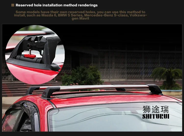2 Pcs for Kia Pro Ceed GT, 3dr Hatch Jan 2014-2020 (FIXED POINT) Roof Rack Roof Bar Car Special Aluminum Alloy Belt Lock Led