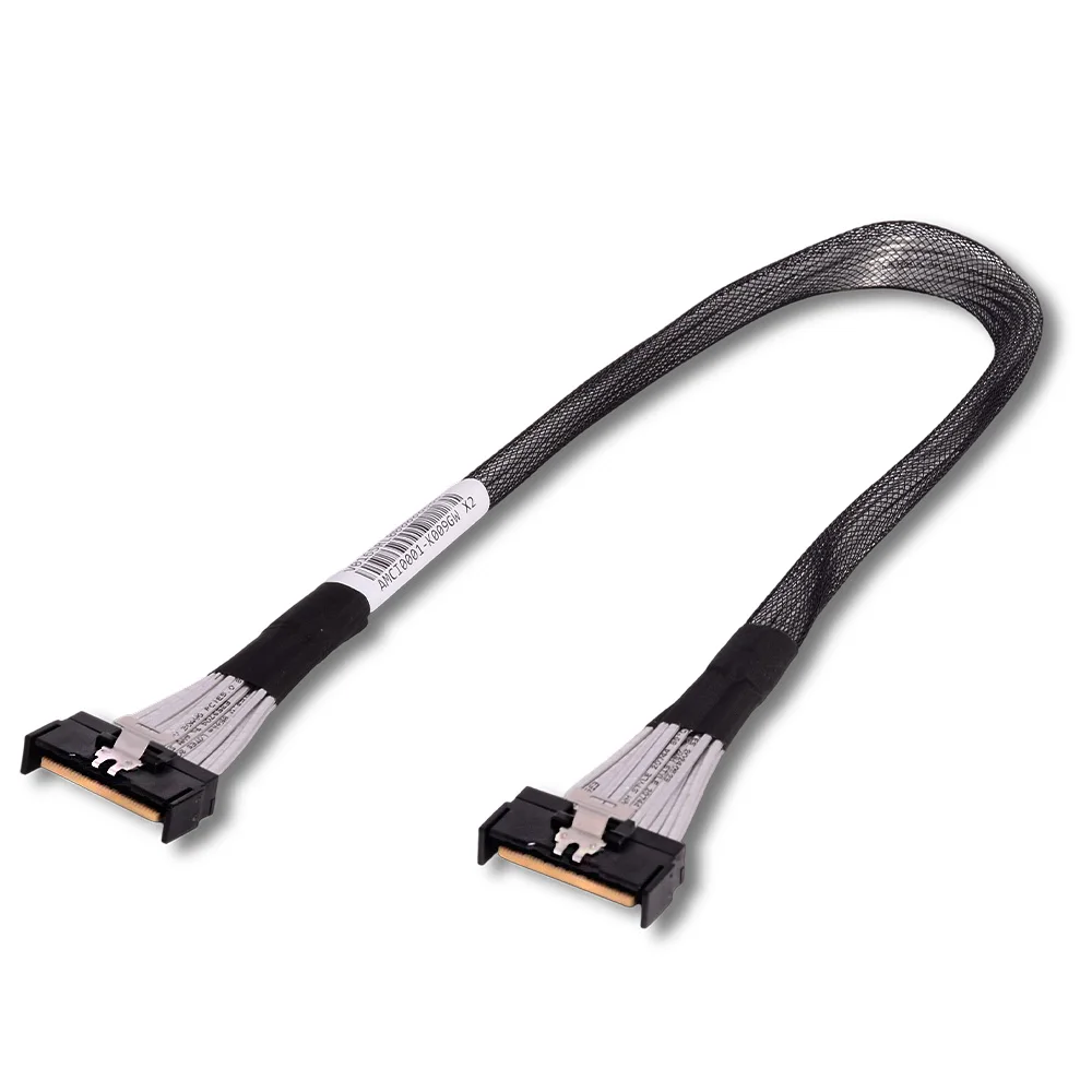 MCIO 8i X8 Data 58CM Cable PCIe 5.0 X16 Adapter Card MCIO To PCI-E 5.0 16x Board Independent Graphics 2U GPUs External Expansion