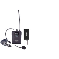 UHF Lavalier Lapel Cordless Mic Youtube Video Recording Wireless Microphone System