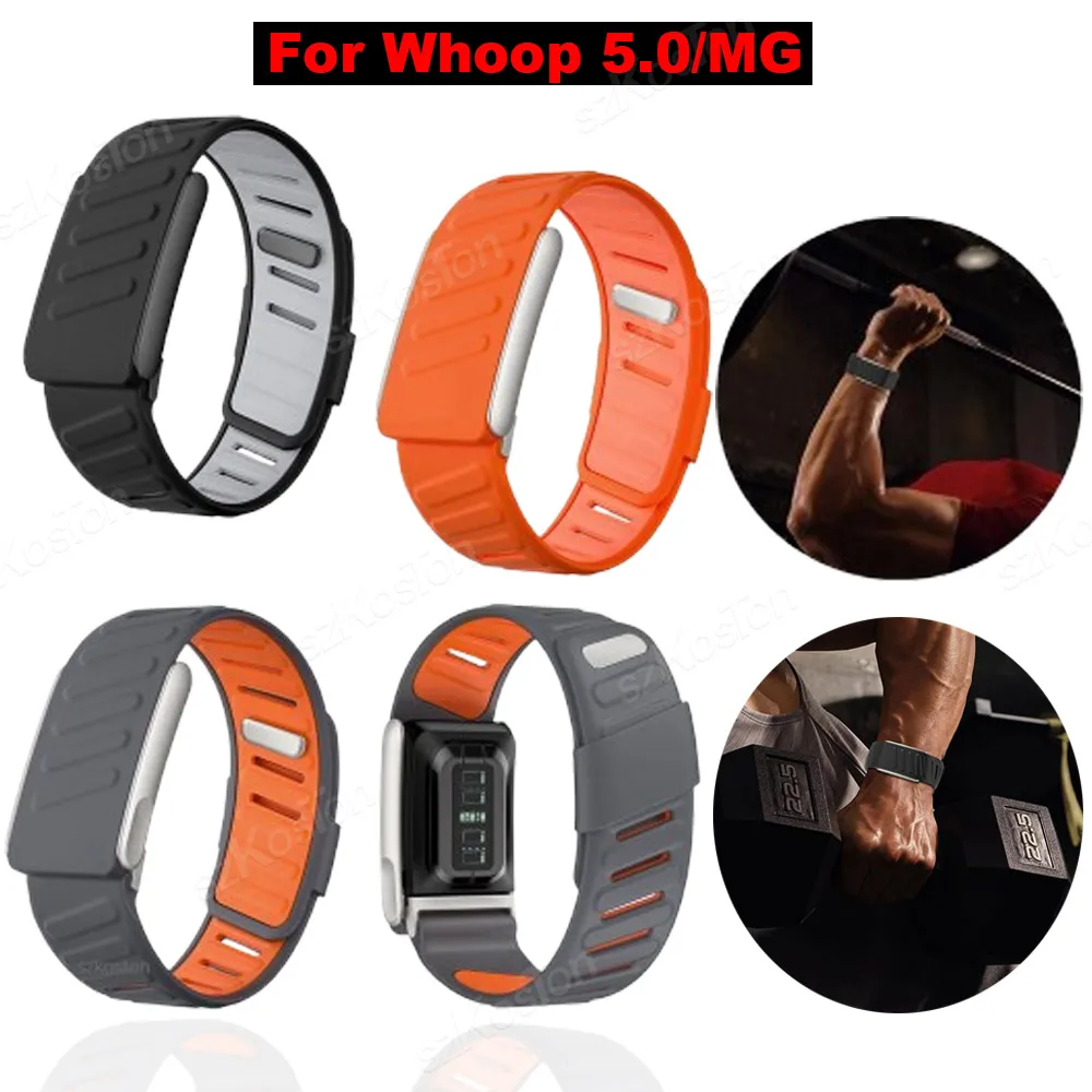 

Adjustable Soft Silicone Strap for WHOOP 5.0/MG Smart Watch Bracelet for Whoop5.0/MG Sport Wrist Band Loops Accessories