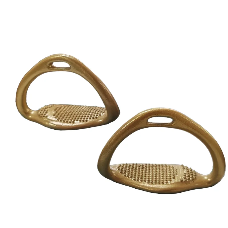 

Professional Non-Slip Aluminum Alloy Stirrups, Equestrian Leg Guard + Casting Service