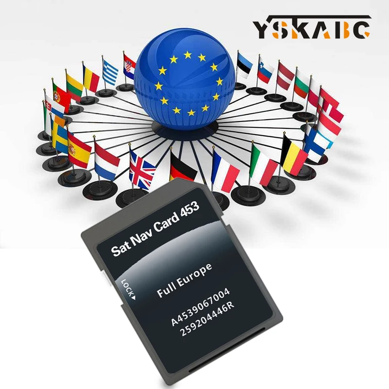 

Fast Delivery Full Europe Map 2023 for Smart 453 mit Cool & Media Navigation Car SD Card A4539067004 with And Fog Flim