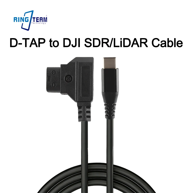 Portable D-TAP to USB-C Power Cord for V-Mount Battery Stable Connection Universal Accessory for Cinema Gear