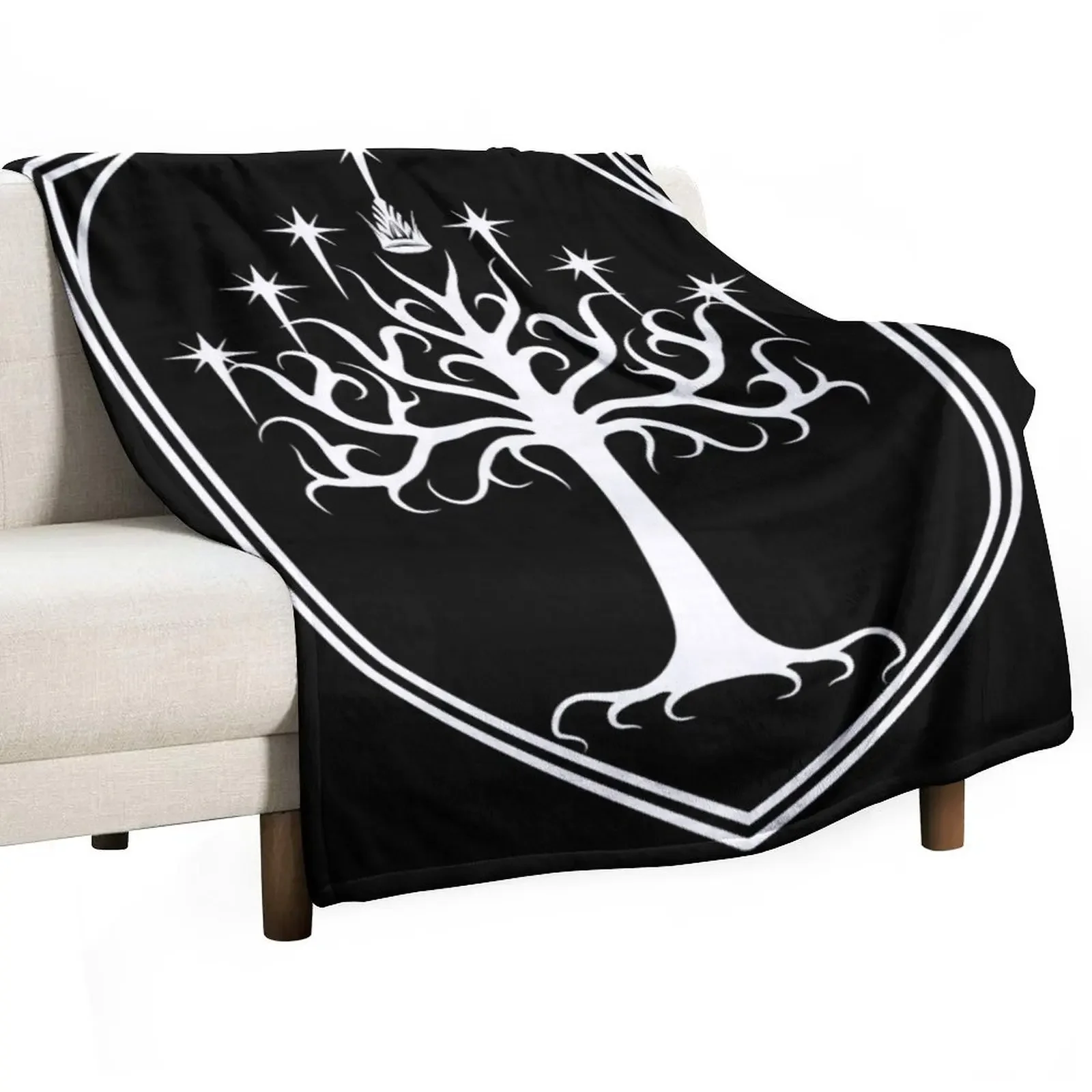 Sigil of Gondor Throw Blanket For Decorative Sofa Bed linens Blankets For Baby Fashion Sofas Hairy Soft Big Blankets