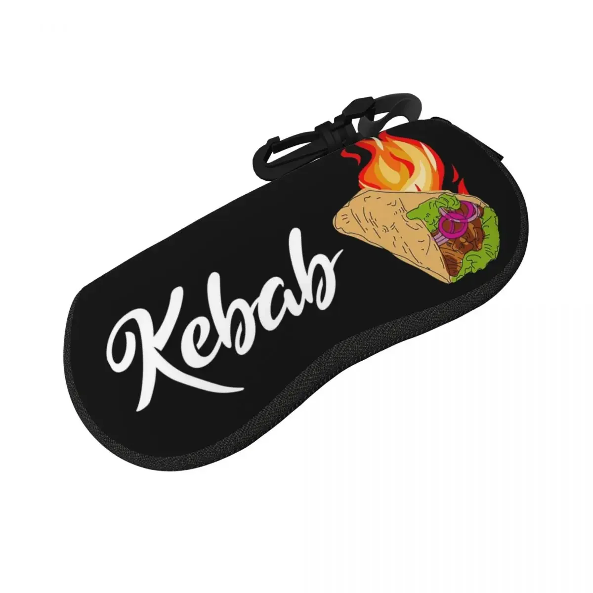 Doner Kebab Logo Shell Glasses Case Protector Sunglasses Box Women Men Soft Eyeglasses Bag Pouch